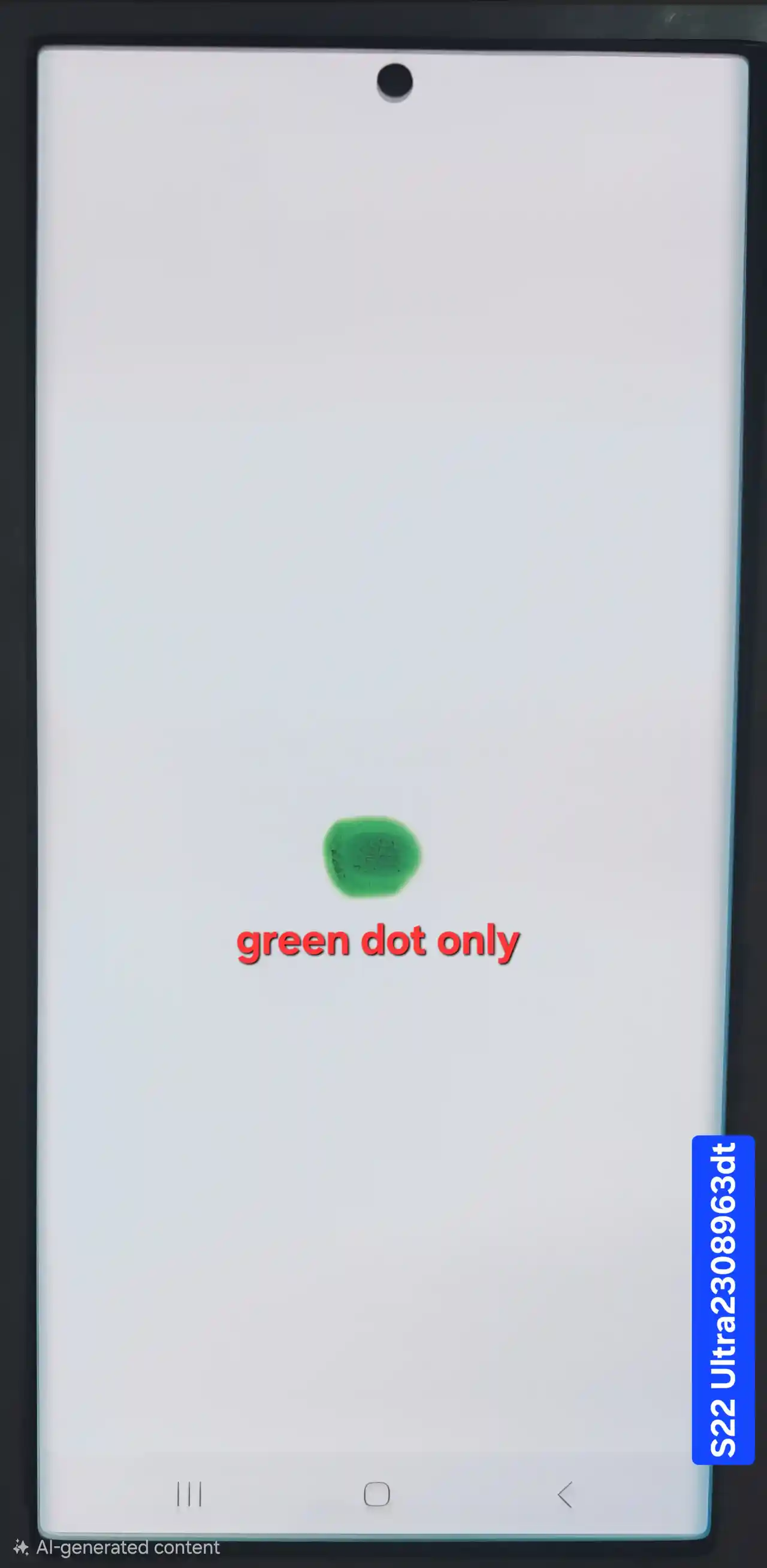 S22 Ultra Screen (original dot)