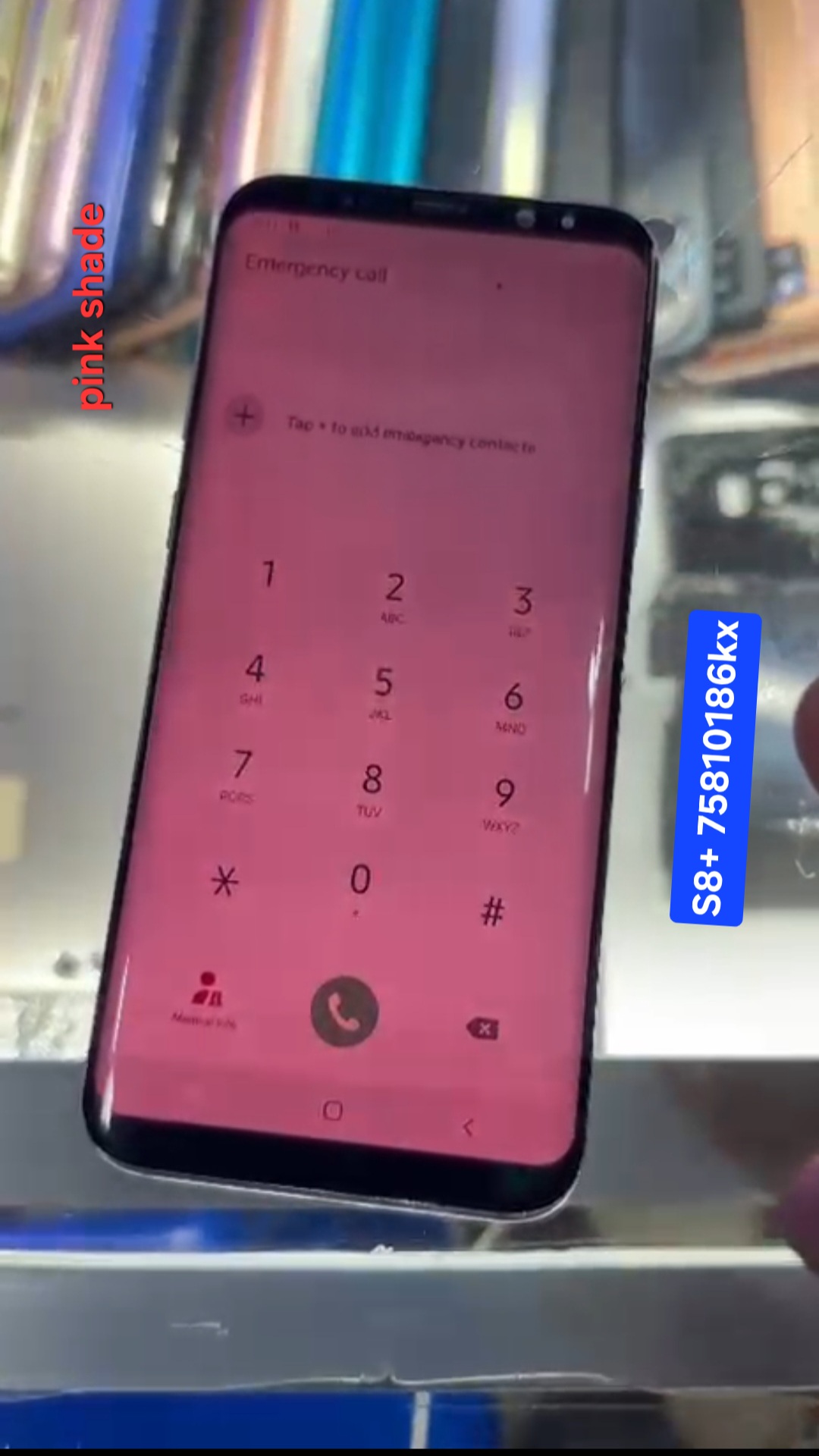 S8+ Screen (original shades)