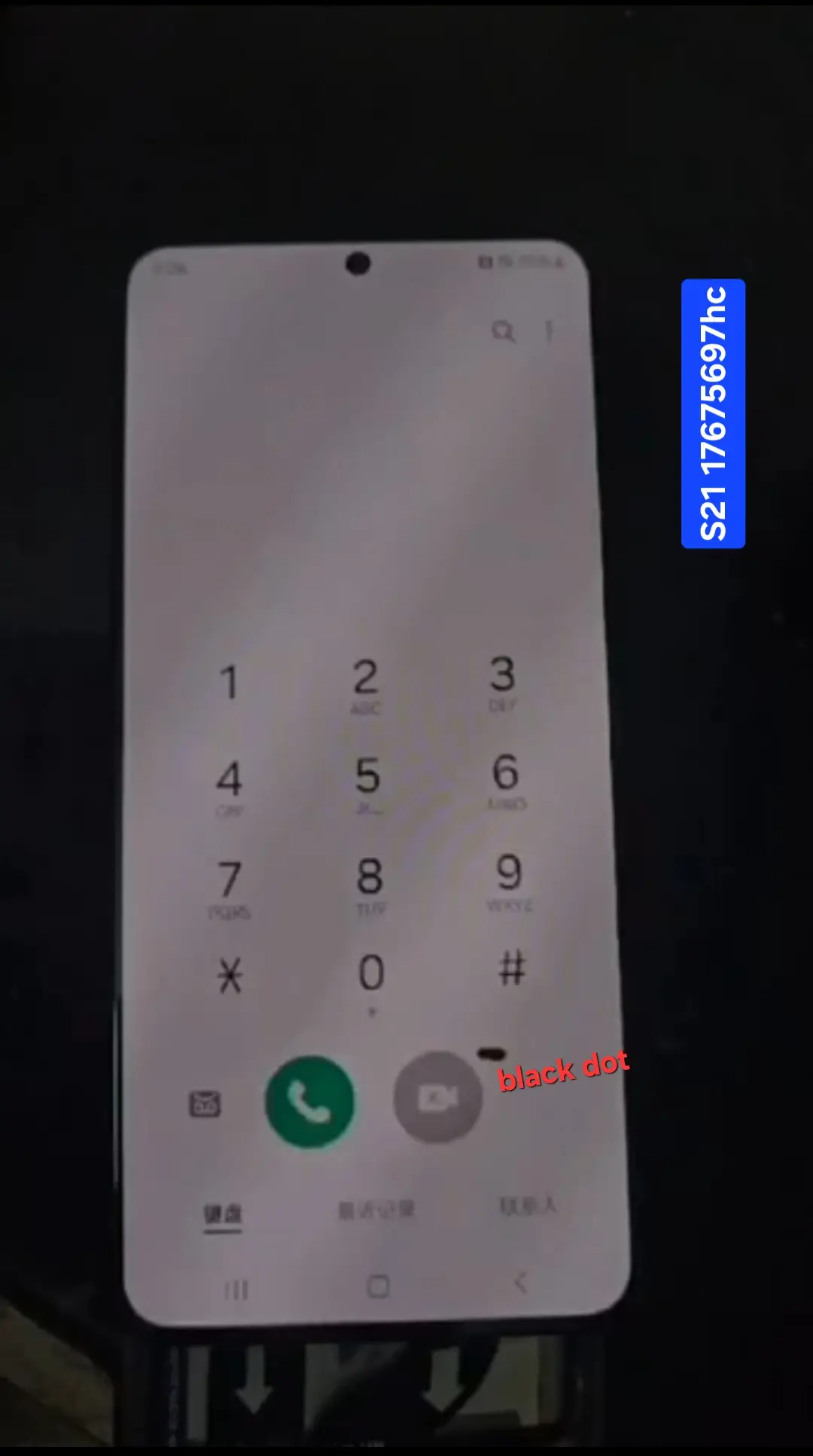 S21 Screen (original dot)
