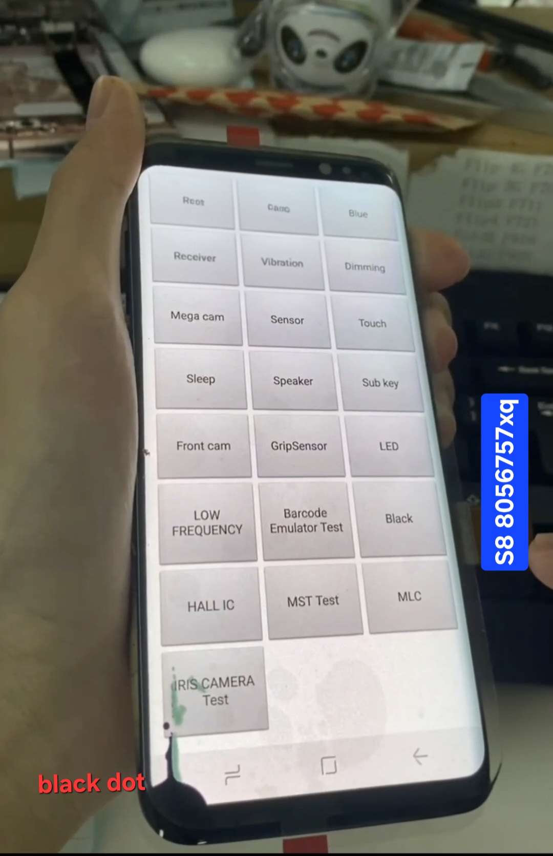 S8 screen (original dot)