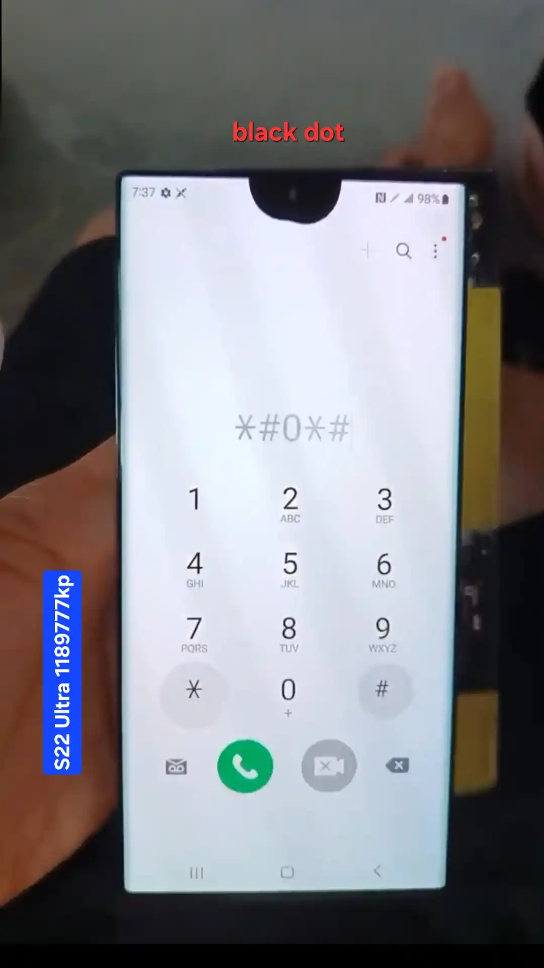 S22 Ultra Screen (original dot)
